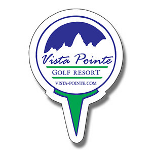 Promotional Magnets: Golf Ball With Tee Magnets